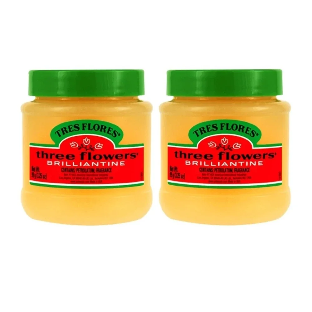 Clubman Tres Flores Three‎ Flowers Brilliantine Solid Pomade 3.25oz 2 Pack